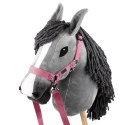 Skippi Kantar dla Hobby Horse - wodze, 2 wymienne futerka - różowy Skippi Kantar dla Hobby Horse - wodze, 2 wymienne futerka - różowy