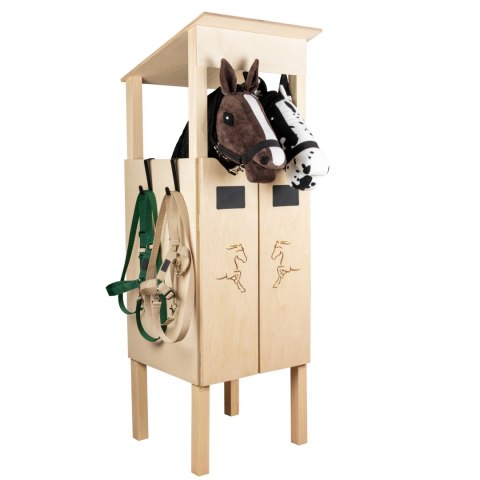 Skippi Stajnia dla Hobby Horse - podwójna, drewniana, polska produkcja Skippi Stajnia dla Hobby Horse - podwójna, drewniana, polska produkcja