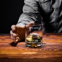 Etui na whisky ze szklankami Who cares męża niego