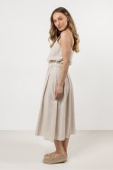 Spódnica Model A723 Beige - awama Awama Spódnica Model A723 Beige - awama Awama