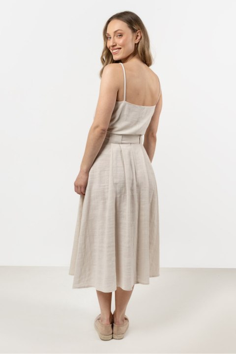 Spódnica Model A723 Beige - awama Awama Spódnica Model A723 Beige - awama Awama
