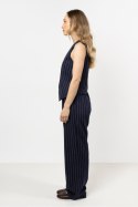 Spodnie Damskie Model A725 Navy - awama Awama Spodnie Damskie Model A725 Navy - awama Awama