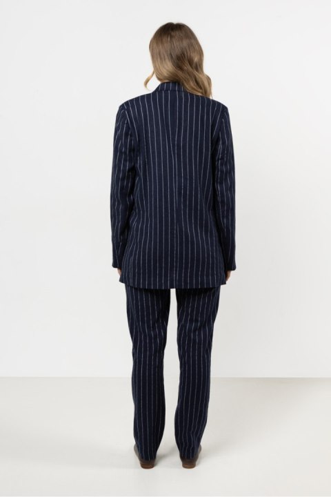 Spodnie Damskie Model A726 Navy - awama Awama Spodnie Damskie Model A726 Navy - awama Awama