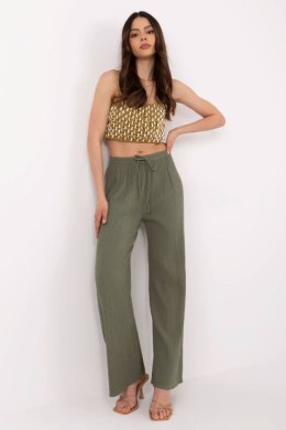 Spodnie Damskie Model TW-SP-BI-3204.70 Khaki - Och Bella Och Bella