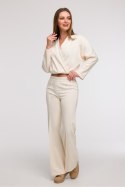 Spodnie Dresowe Model B296 Wanilia - BeWear BeWear Spodnie Dresowe Model B296 Wanilia - BeWear BeWear