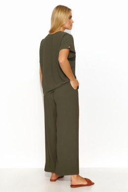 Spodnie Komplet Model M831 Khaki - Makadamia Makadamia