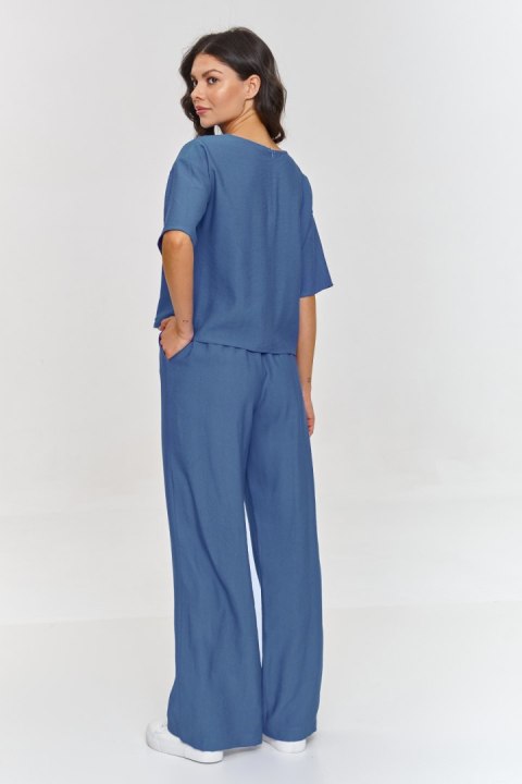 Spodnie Komplet Model M881 Blue Jeans - Makadamia Makadamia Spodnie Komplet Model M881 Blue Jeans - Makadamia Makadamia