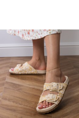 Sandał Klapki Model Firada GQ8-055 Beige - PRIMO PRIMO