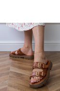 Sandał Klapki Model Liluna DFY-9 Brown - PRIMO PRIMO