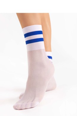 Skarpetki Model Dash 20 Den Blue/White - Fiore Fiore
