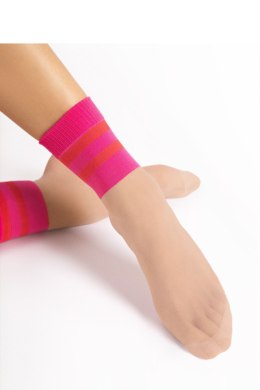 Skarpetki Model Dash Den 20 Pink/Light Natural - Fiore Fiore