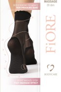 Skarpetki Model Pico Massage 20 Den Black - Fiore Fiore Skarpetki Model Pico Massage 20 Den Black - Fiore Fiore