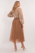 Spódnica Model DHJ-SD-19568.13X Camel - Italy Moda Italy Moda Spódnica Model DHJ-SD-19568.13X Camel - Italy Moda Italy Moda