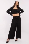 Spodnie Damskie Model D16080AB62392D1 Black - Sublevel Sublevel Spodnie Damskie Model D16080AB62392D1 Black - Sublevel Sublevel