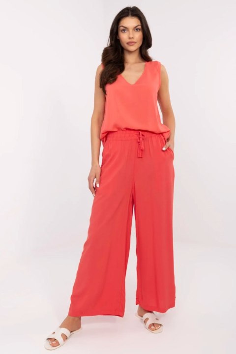 Spodnie Damskie Model D73761M62237B Coral - Sublevel Sublevel Spodnie Damskie Model D73761M62237B Coral - Sublevel Sublevel