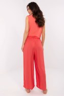 Spodnie Damskie Model D73761M62237B Coral - Sublevel Sublevel Spodnie Damskie Model D73761M62237B Coral - Sublevel Sublevel