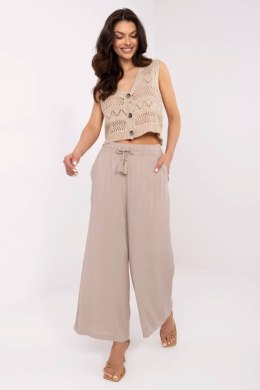 Spodnie Damskie Model D73761M62237B Dark Beige - Sublevel Sublevel
