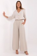Spodnie Damskie Model MI-SP-2563.84 Beige - Italy Moda Italy Moda Spodnie Damskie Model MI-SP-2563.84 Beige - Italy Moda Italy Moda