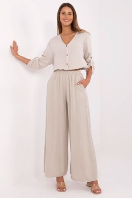 Spodnie Damskie Model MI-SP-2563.84 Beige - Italy Moda Italy Moda