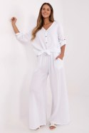 Spodnie Damskie Model MI-SP-2563.84 White - Italy Moda Italy Moda Spodnie Damskie Model MI-SP-2563.84 White - Italy Moda Italy Moda