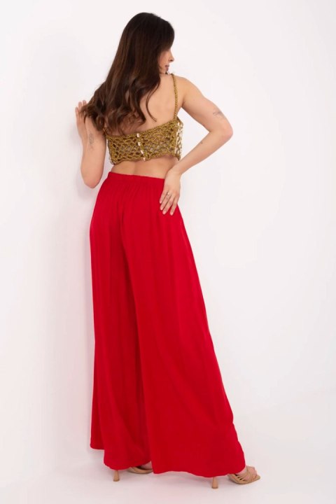Spodnie Damskie Model MI-SP-25734.78 Red - Italy Moda Italy Moda Spodnie Damskie Model MI-SP-25734.78 Red - Italy Moda Italy Moda