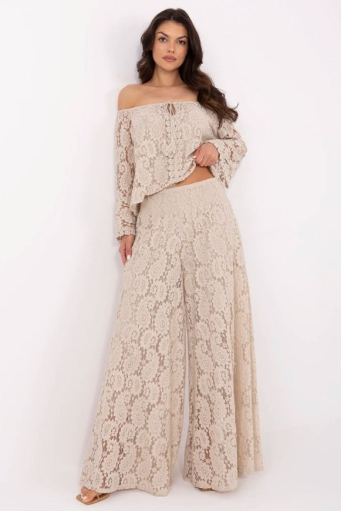 Spodnie Damskie Model MI-SP-88501.81 Beige - Italy Moda Italy Moda Spodnie Damskie Model MI-SP-88501.81 Beige - Italy Moda Italy Moda