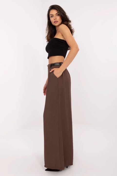 Spodnie Damskie Model MI-SP-A2476.95 Brown - Italy Moda Italy Moda Spodnie Damskie Model MI-SP-A2476.95 Brown - Italy Moda Italy Moda