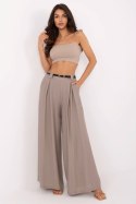 Spodnie Damskie Model MI-SP-A2476.95 Dark Beige - Italy Moda Italy Moda Spodnie Damskie Model MI-SP-A2476.95 Dark Beige - Italy Moda Italy Moda