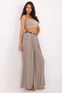 Spodnie Damskie Model MI-SP-A2476.95 Dark Beige - Italy Moda Italy Moda Spodnie Damskie Model MI-SP-A2476.95 Dark Beige - Italy Moda Italy Moda