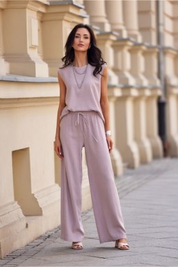 Spodnie Damskie Model Malmo ROZ SPD043 Pink - Roco Fashion Roco Fashion