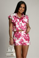 Spodnie Komplet Model Aweo 261850516 Pink Flowers/Ecru - LaBalancia LaBalancia Spodnie Komplet Model Aweo 261850516 Pink Flowers/Ecru - LaBalancia LaBalancia