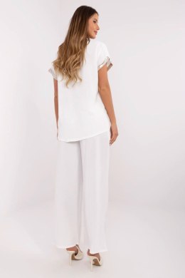 Spodnie Komplet Model DHJ-KMPL-9370.87 White - Italy Moda Italy Moda