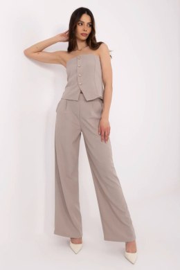 Spodnie Komplet Model MI-KMPL-A2349.75 Dark Beige - Italy Moda Italy Moda