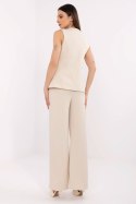 Spodnie Komplet Model MI-KMPL-C322.68 Beige - Italy Moda Italy Moda Spodnie Komplet Model MI-KMPL-C322.68 Beige - Italy Moda Italy Moda
