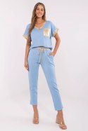 Spodnie Komplet Model MI-KMPL-M6196.28 Blue - Italy Moda Italy Moda Spodnie Komplet Model MI-KMPL-M6196.28 Blue - Italy Moda Italy Moda