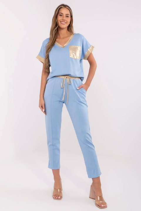 Spodnie Komplet Model MI-KMPL-M6196.28 Blue - Italy Moda Italy Moda Spodnie Komplet Model MI-KMPL-M6196.28 Blue - Italy Moda Italy Moda