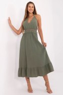 Sukienka Model MI-SK-88573.83 Khaki - Italy Moda Italy Moda Sukienka Model MI-SK-88573.83 Khaki - Italy Moda Italy Moda