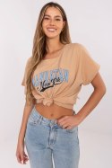 T-shirt Damski Model CLM-TS-0023.94 Camel - Factory Price Factory Price