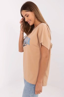 T-shirt Damski Model CLM-TS-0023.94 Camel - Factory Price Factory Price