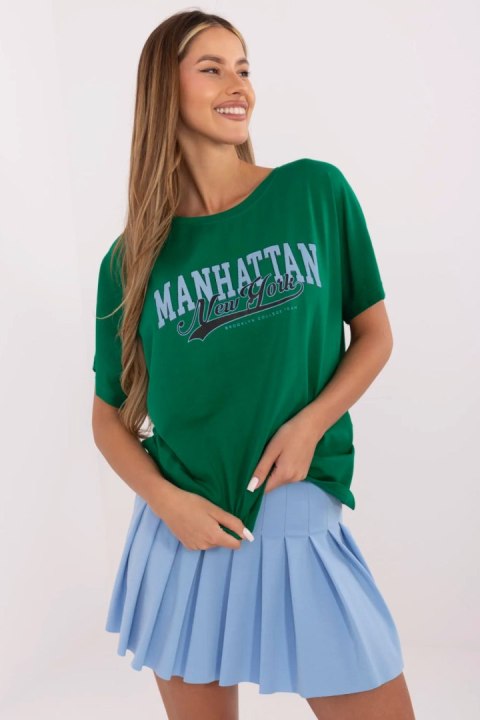 T-shirt Damski Model CLM-TS-0023.94 Green - Factory Price Factory Price T-shirt Damski Model CLM-TS-0023.94 Green - Factory Price Factory Price