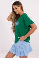 T-shirt Damski Model CLM-TS-0023.94 Green - Factory Price Factory Price T-shirt Damski Model CLM-TS-0023.94 Green - Factory Price Factory Price