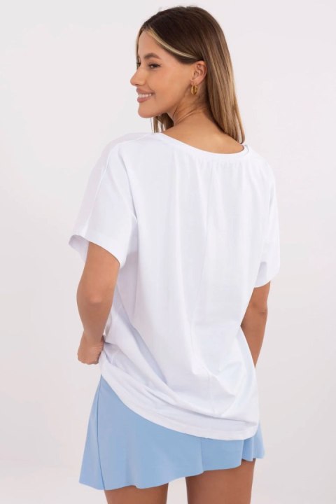 T-shirt Damski Model CLM-TS-0023.94 White - Factory Price Factory Price T-shirt Damski Model CLM-TS-0023.94 White - Factory Price Factory Price