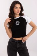 T-shirt Damski Model NM-TS-NG3772.82 Black/White - NM NM T-shirt Damski Model NM-TS-NG3772.82 Black/White - NM NM