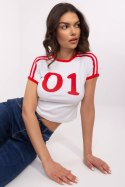 T-shirt Damski model NM-TS-NG25218.83 White/Red - NM NM T-shirt Damski model NM-TS-NG25218.83 White/Red - NM NM