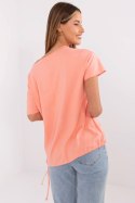 Tshirt Damski Model CLM-TS-1019.79 Coral - Factory Price Factory Price Tshirt Damski Model CLM-TS-1019.79 Coral - Factory Price Factory Price
