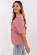 Tshirt Damski Model CLM-TS-1019.79 Dark Pink - Factory Price Factory Price
