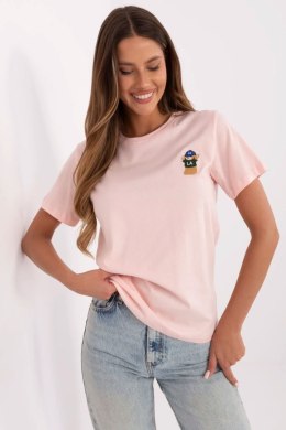 Tshirt Damski Model CLM-TS-1663.96 Light Pink - Factory Price Factory Price