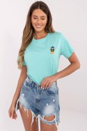 Tshirt Damski Model CLM-TS-1663.96 Mint - Factory Price Factory Price Tshirt Damski Model CLM-TS-1663.96 Mint - Factory Price Factory Price