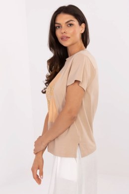 Tshirt Damski Model CLM-TS-1704.85 Camel - Factory Price Factory Price