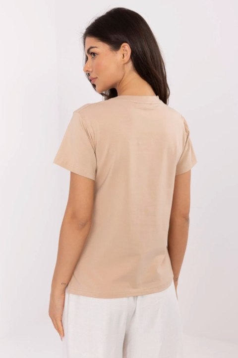 Tshirt Damski Model CLM-TS-1704.85 Camel - Factory Price Factory Price Tshirt Damski Model CLM-TS-1704.85 Camel - Factory Price Factory Price